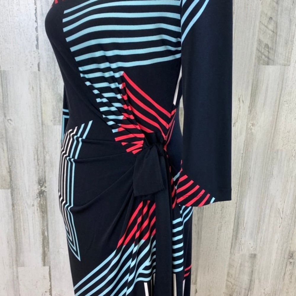 New York & Co 3/4 Sleeve Faux Wrap Dress, M - Picture 6 of 6
